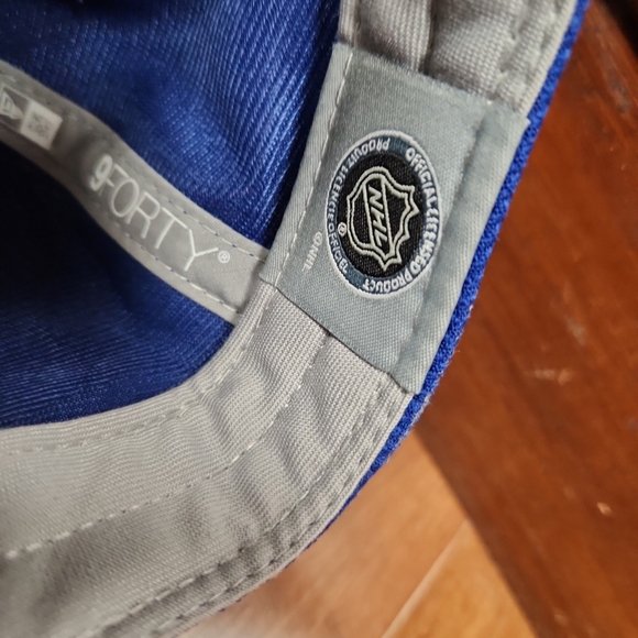 New York Rangers New Era 9FORTY Blue NHL Hockey Adjustable Cap Hat NWT - Picture 3 of 6
